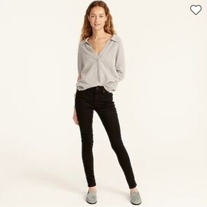 J. Crew Toothpick Black Jeans Size 30
